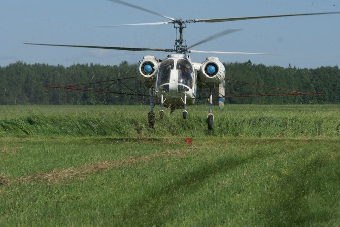 Інсектицидний захист сої вертольотом - изображение 1