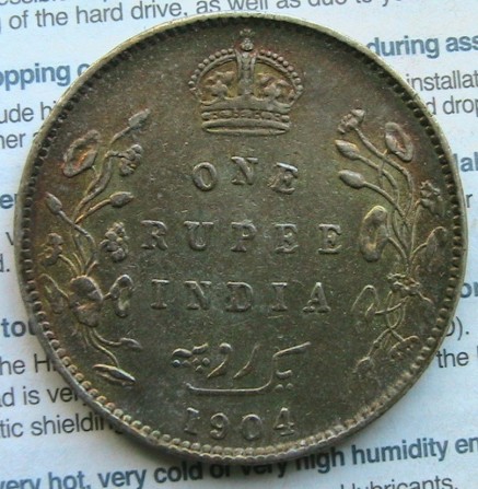 Индия Британская 1 рупия 1904 - изображение 1