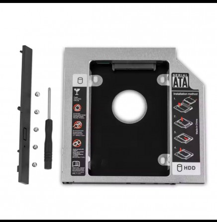 Карман/Перехідник Optibay Ssd/Hdd 2.5 Sata 12.7mm/9.5mm Новий - изображение 1