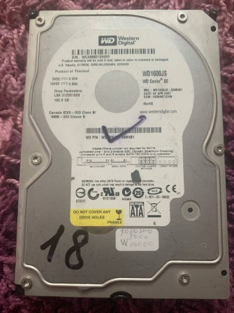 Hdd 3.5 Sata Western Didjital 160gb - изображение 1