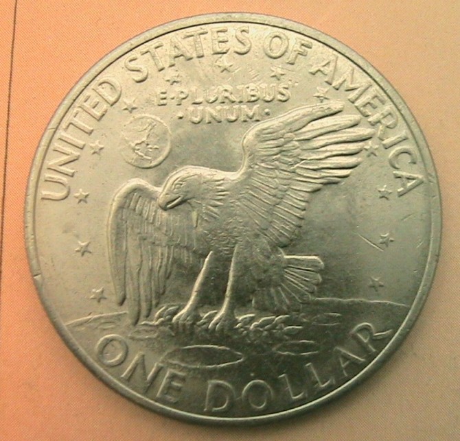 США 1 доллар 1971 Доллар Эйзенхауэра - изображение 1