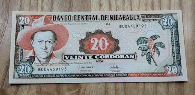Никарагуа 20 кардобас 1995 UNC - изображение 1