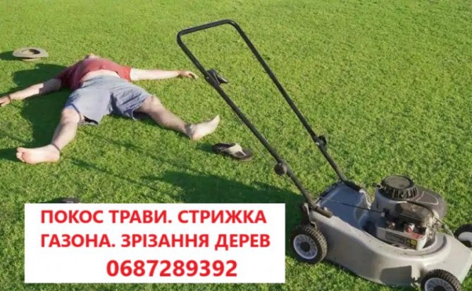 Покіс трави: Київ, Київська область та Біла Церква. Швидко, якісно, до - изображение 1