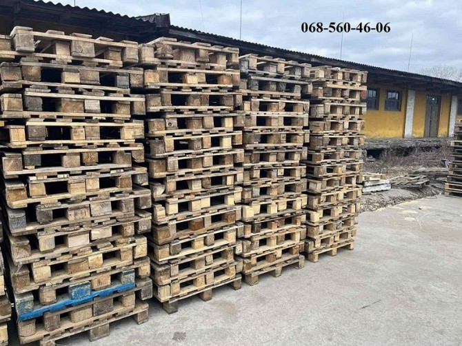 Продаж використаних піддонів EURO, піддонів 1200х800. - изображение 1
