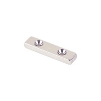 Магніт під потай 40x20x4mm-7/3.5mm х 2 отвори - изображение 1