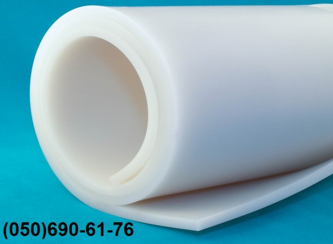 Резина силиконовая термостойкая, в рулонах, толщина 2-10 мм. - изображение 1