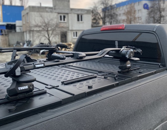 Рейлінги «Thule» з направляючими для силової кришки кузова пікапа - изображение 1