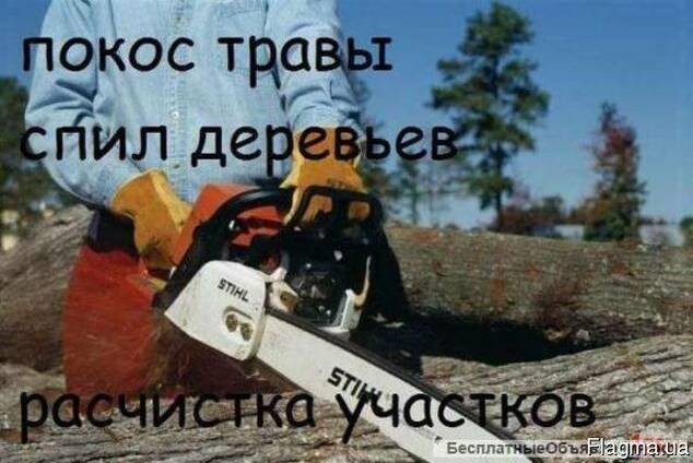 Корчевание пней. обрезка деревьев, сада, спил дерева, уборка Одеса - изображение 1