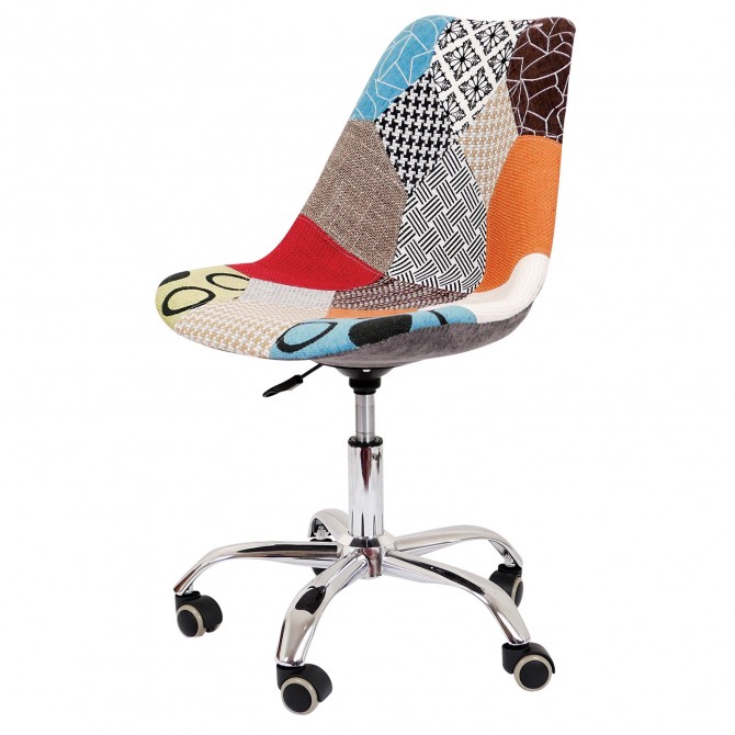 Офісне крісло м'яке різнокольорова тканина Астер - изображение 1