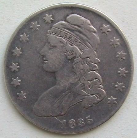 США 50 центов 1835 capped bust half dollar - изображение 1