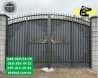 Секційний паркан із сітки 3D, паркани з профлиста, навіс, ворота
