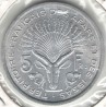 Французские афар и исса 5 франков 1968 редко UNC