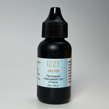 Мега-Об'єм 30г! Топ Izzy Lux Top з УФ-захистом та Дзеркальним Блиском - изображение 1