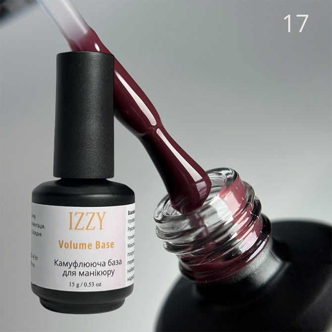 Міцність та Об'єм: Камуфлююча База Izzy Volume Base #017 (15мл) - изображение 1