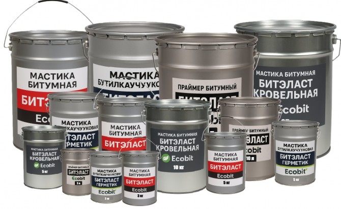 Битумная мастика БИТЭЛАСТ Ecobit ДСТУ Б В.2.7-108-2001 - изображение 1