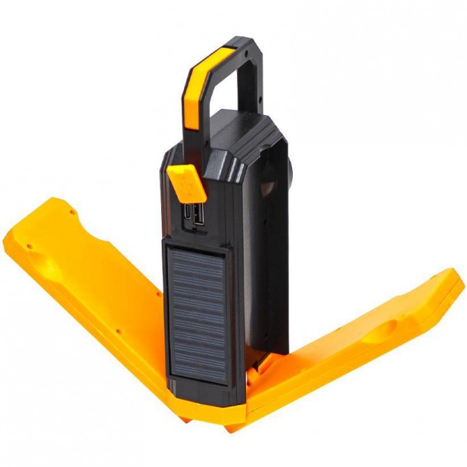 Автономний Кемпінговий Ліхтар F-911. USB + Сонячна Батарея. 4 Режими! - изображение 1