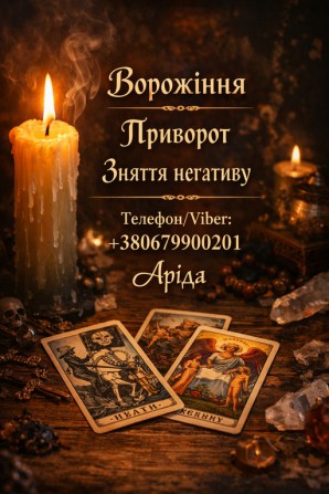 Ясновидиця в Івано-Франківську. Зняття порчі. Ворожіння на Таро. Любов - изображение 1