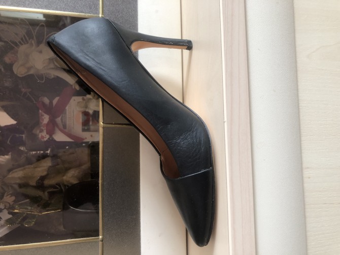 Туфлі на шпильці шкіряні h&m 38 розмір - изображение 1