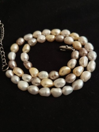 Ожерелье из цветного жемчуга, форма барочная нагетс - изображение 1