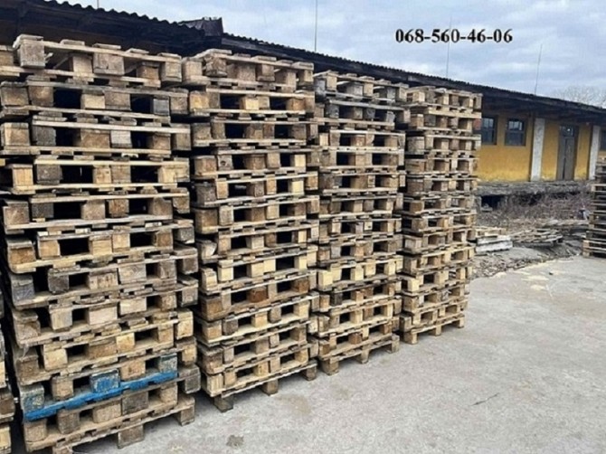 Продаж використаних піддонів з будь-яких сортів деревини. - изображение 1