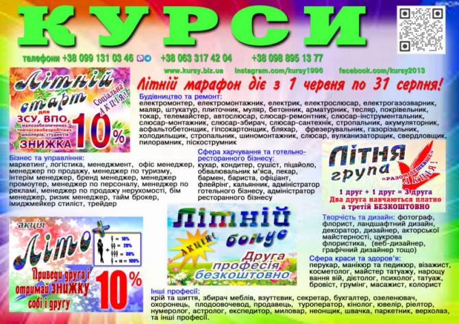 Курси бухгалтера, колориста, токаря, кухаря, маляра, перукаря , тесляр - изображение 1